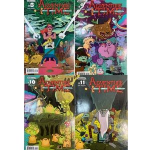 (4) Adventure Time Comics Pendleton Ward Variant Cover Chris Houghton 2nd Print